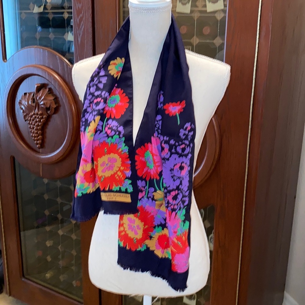 Vintage Jean Louis Scherrer Paris Scarf